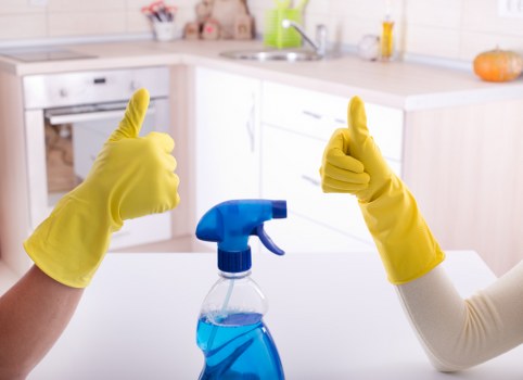 Office cleaners handling a commercial building in the N1 area