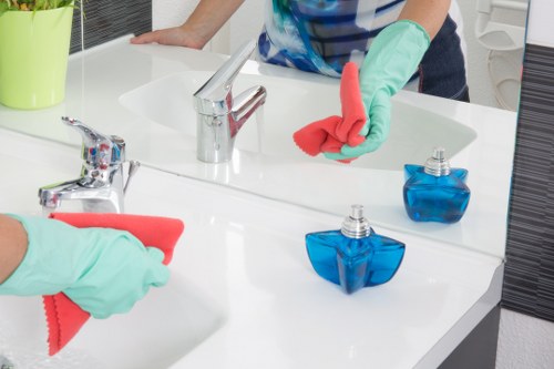 Upholstery cleaning equipment used in a local N1 property
