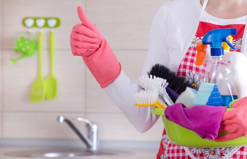 Detailed kitchen and bathroom deep cleaning in N1
