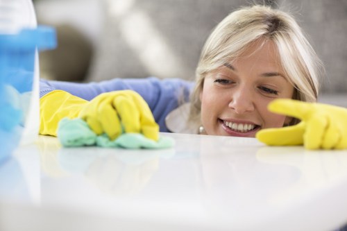Freshly cleaned carpet in a flat or townhouse in the N1 area